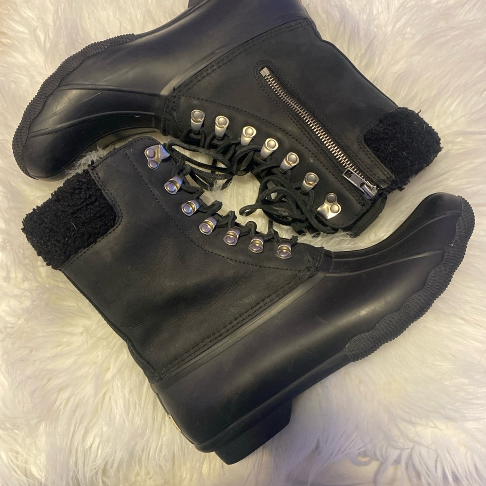 Sperry Women's Black Saltwater Winter (Duck) Boots. Size 9.5. Excellent Cond - Picture 16 of 16